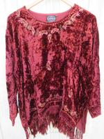 Hippie-Tunika, Pannesamt, bestickt, romantisch, XL-XXL Westerwaldkreis - Borod Westerwald Vorschau