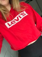 Levi‘s Shirt Pullover Sweatshirt rot cropped kürzer geschnitten S Baden-Württemberg - Sachsenheim Vorschau