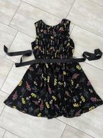 Kleid Sommer Blumen Gr. 38 schwarz Sachsen-Anhalt - Wanzleben Vorschau