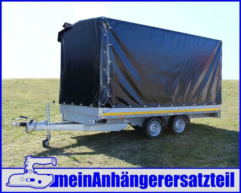 Vermietung Planenanhänger Pkw Anhänger 2700kg / 2045kg in Gräfenhainichen