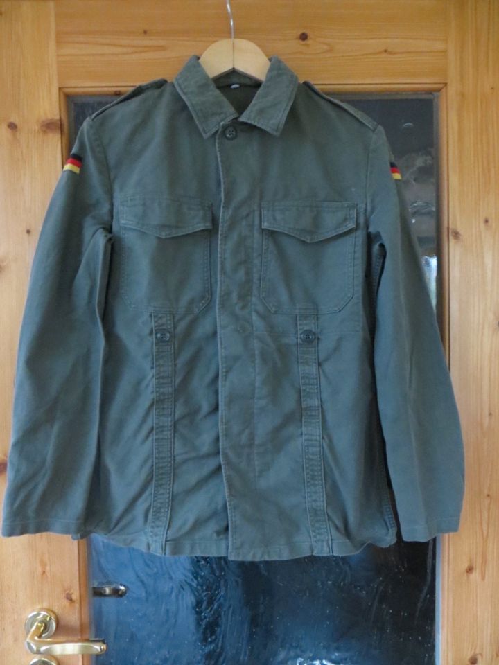 Bundeswehr Feldjacke oliv grün Gr 5 Jacke in Cham