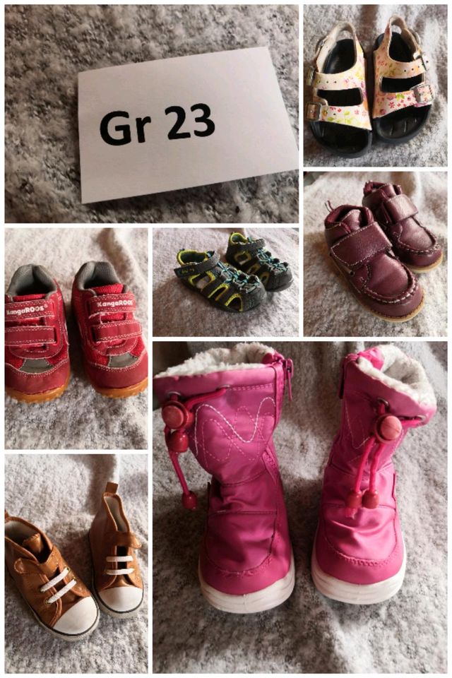 Gr 23 Turnschuh Kangaross Sandale Stiefel Halbschuh in Butzbach