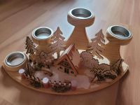 Adventskranz Holz Kranz Teelichter Weihnachten Deko neu Hessen - Bad Arolsen Vorschau
