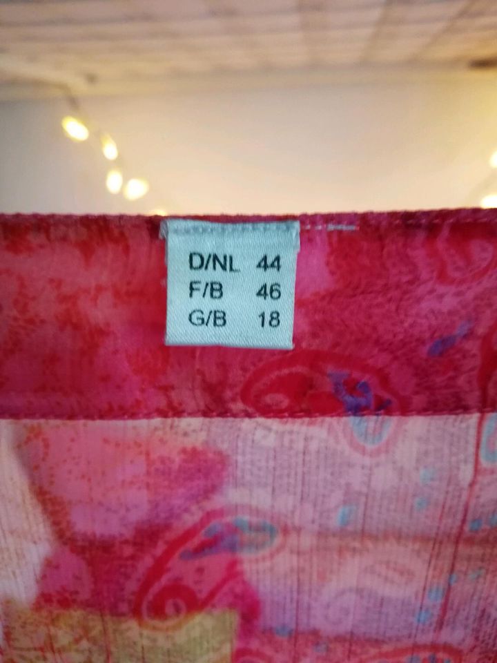 Chiffon Bluse Gr 44/46 pink in Leipzig