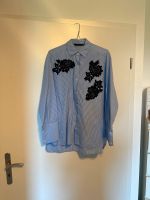 Neu! Zara, Bluse, Hemd, over Size XS, blau-weiß mit Blumen Nordrhein-Westfalen - Uedem Vorschau