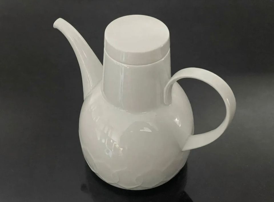 Antik Vintage Rosenthal Lotus Porzellan Kaffeekanne Stövchen in Hagen