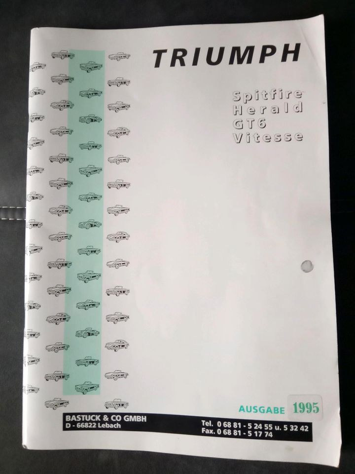 Triumph Spitfire Handbuch von 1995 in Marpingen