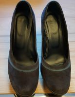 TOD'S Absatzschuhe Pumps Veloursleder Grau Gr. 38 Hessen - Friedrichsdorf Vorschau