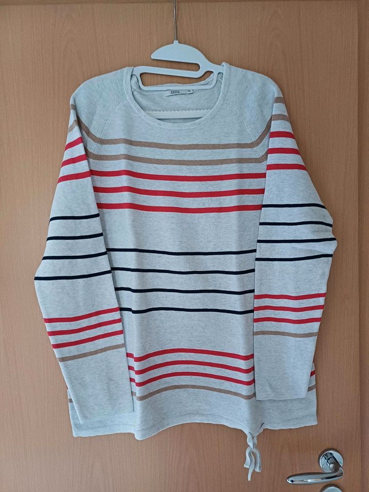 Pullover Cecil Gr. XL, beige gestreift in Glandorf