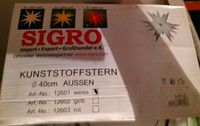 Sigro Kunststoffstern Stern weiß für innen außen Weihnachten Neu Sachsen - Bischofswerda Vorschau