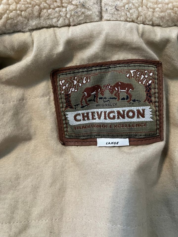 CHEVIGNON Vintage Jacke Lamfellkragen/Shearling "Alaska 1917" in Frankfurt am Main