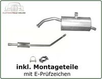 Auspuff Set für TOYOTA STARLET (P9) 1.3 75PS Mitteltopf + Endtopf Frankfurt am Main - Westend Vorschau