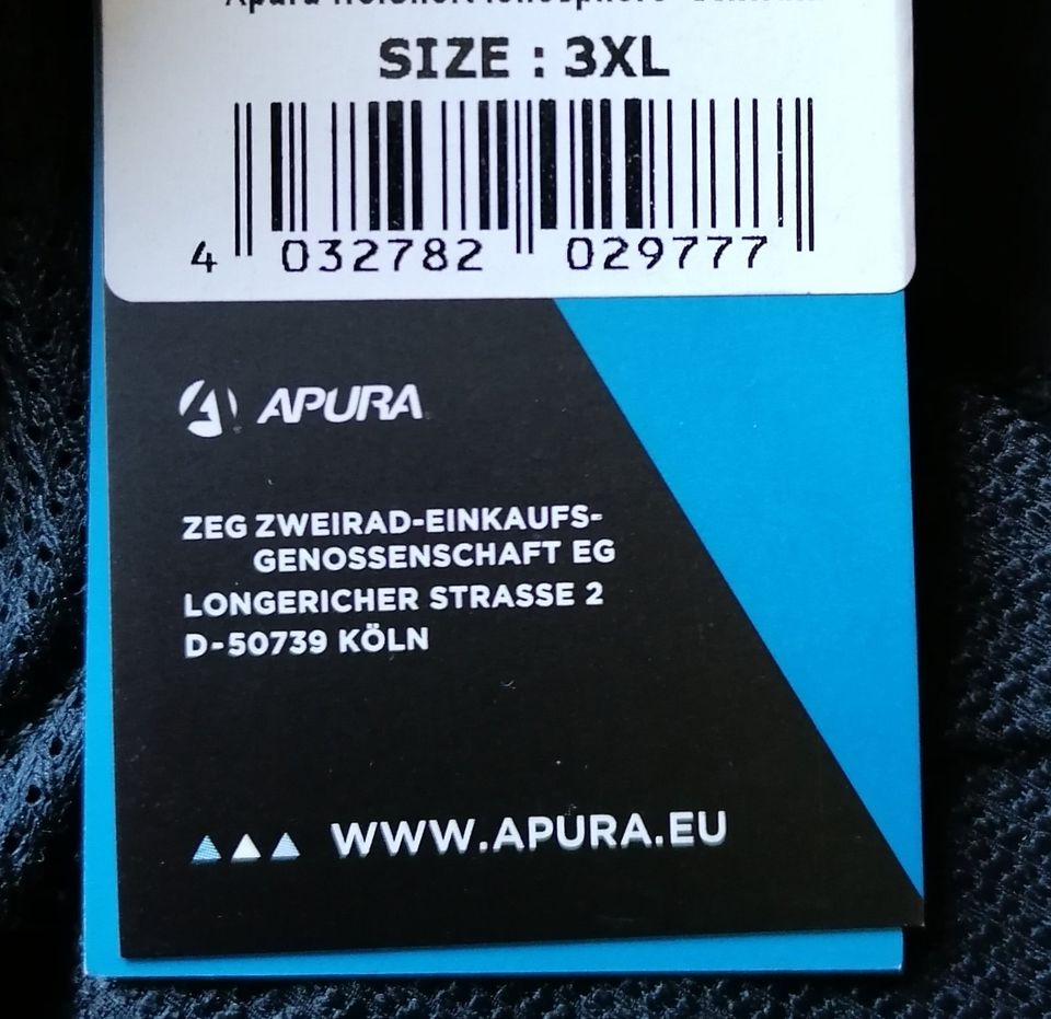 Hochwertige Fahrradhose Apura Herren 3xl (wie 2xl) NEU in Steffenberg