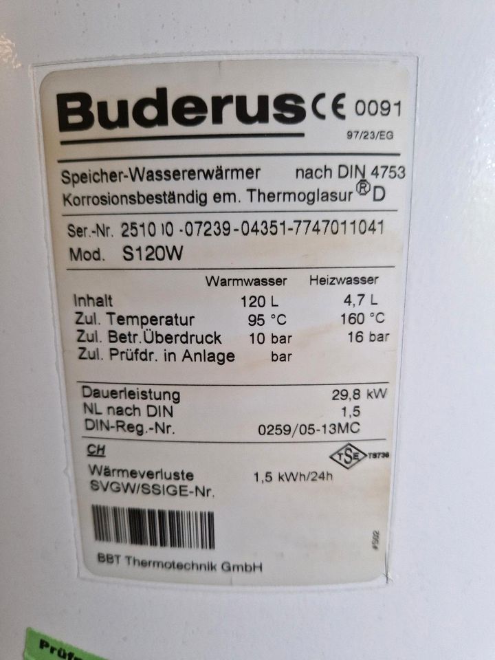Buderus logamax plus gb152-16 Gas Brennwerttherme in Mühlau