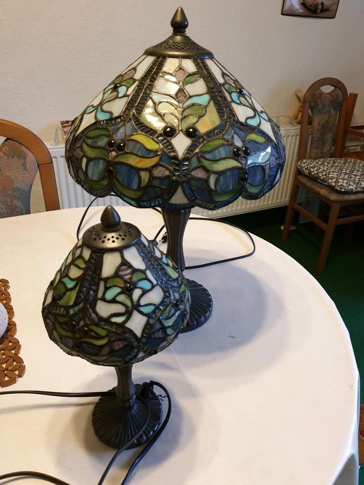 2x  Tiffany - Stil Lampen in Perleberg