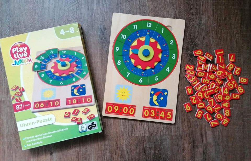 Uhrenpuzzle playtive 4-8 Jahre in Bretnig-Hauswalde