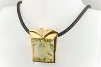 COLLIER 114 CARAT BERYLL mit feurigen BRILLANTEN in 750er Gold Nordrhein-Westfalen - Wegberg Vorschau