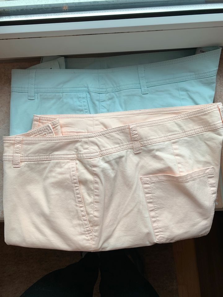 Sommerhose Jeans Gerry Weber  Gr. 46 mint, apricot in Issum