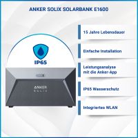 Anker SOLIX Solarbank E1600 Solarspeicher Balkonkraftwerk Neuware Hessen - Langen (Hessen) Vorschau