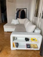 Sofa aus Kunstleder und Stoff Hessen - Offenbach Vorschau