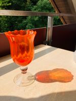 Windlicht orange Kerzenhalter Kerzenständer Glas Baden-Württemberg - Baden-Baden Vorschau