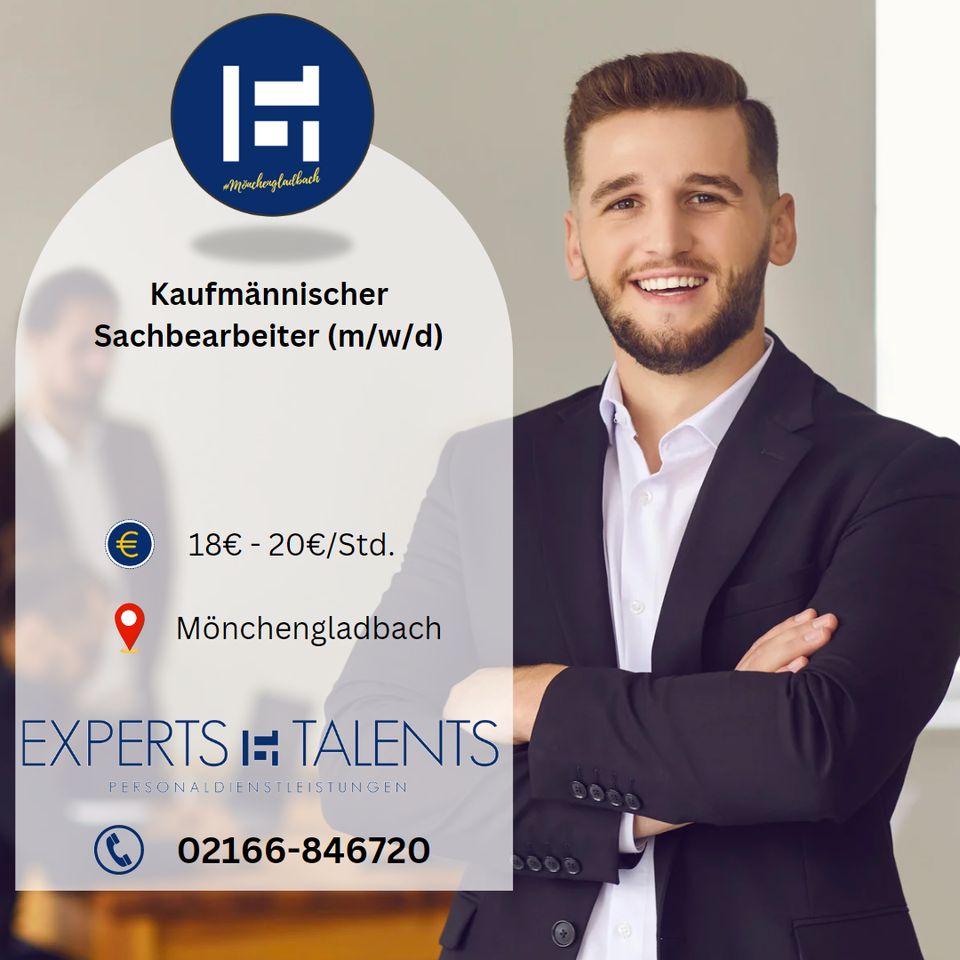 Kaufmännischer Sachbearbeiter (m/w/d) in Mönchengladbach