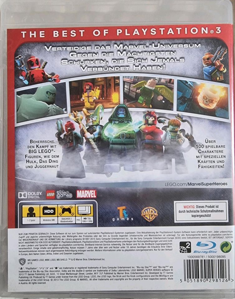 Ps3 Spiel Lego Marvel Super Heroes in Berlin