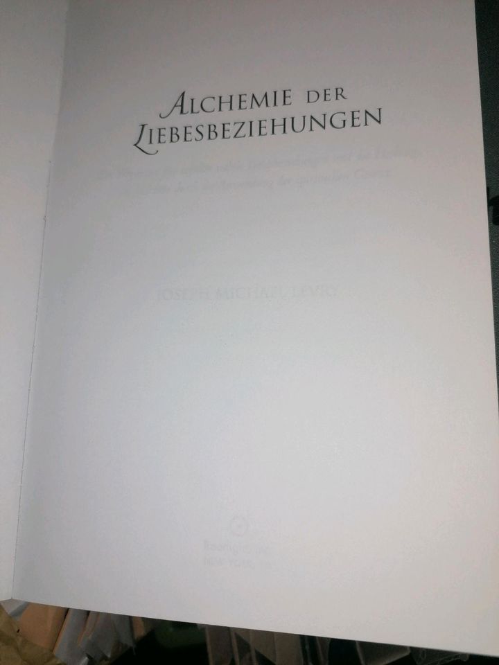 Alchemie der Liebesbeziehungen Joseph Michael Levry in Berlin