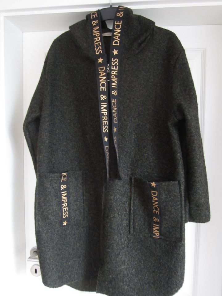 *Italy*Langer Cardigan Mantel Jacke Oversize Gr. XL/XXL grün neu in Künzelsau