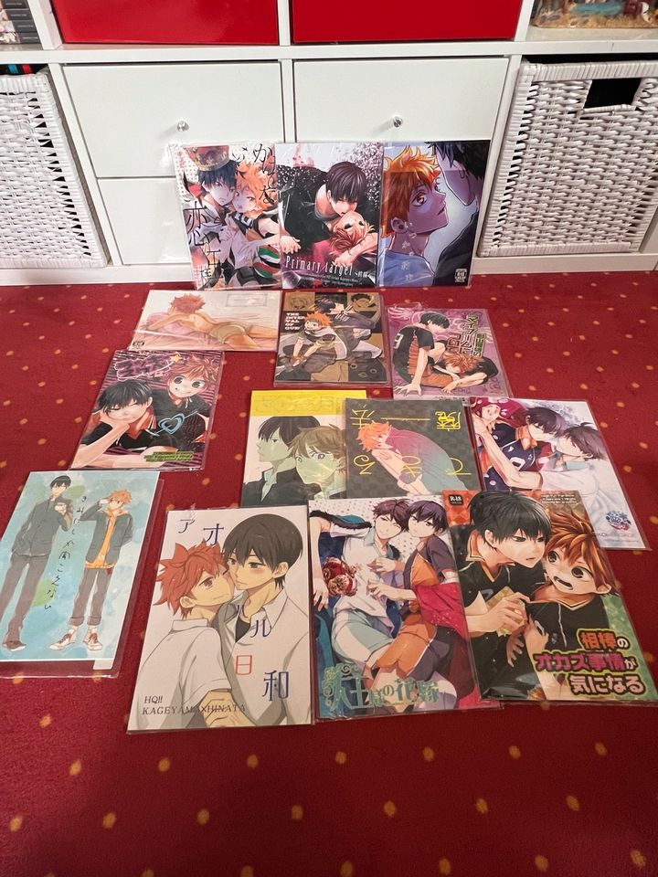 Große Doujinshi manga anime sammlung yaoi boys love haikyuu jjk in Mainhardt