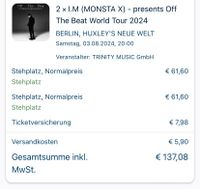 2 Tickets I.M Changkyun Off The Beat Berlin Friedrichshain-Kreuzberg - Friedrichshain Vorschau