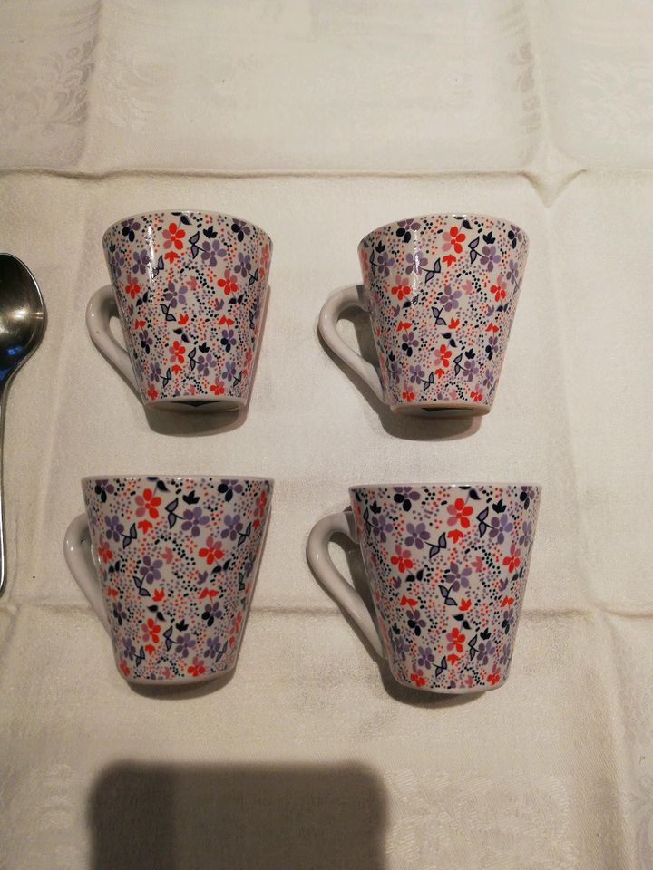 Espresso Tasse Tassen NEU / 4 unterschiedliche Sets in Denzlingen