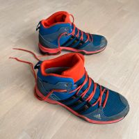 adidas Terrex AX Mid CP K Wanderschuhe Outdoor blau/orange Gr. 35 Hessen - Waldems Vorschau