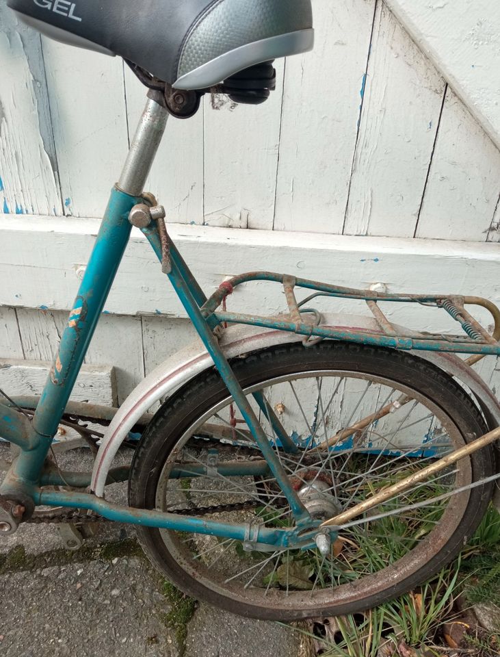 DDR Klappfahrrad, Miefa, zum Aufarbeiten in Rostock