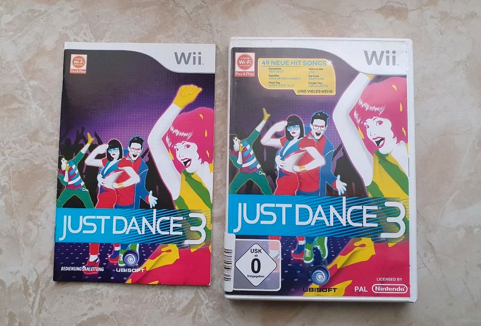 Just Dance 3 inkl. Anleitung und OVP für die Nintendo Wii. in Wittenborn