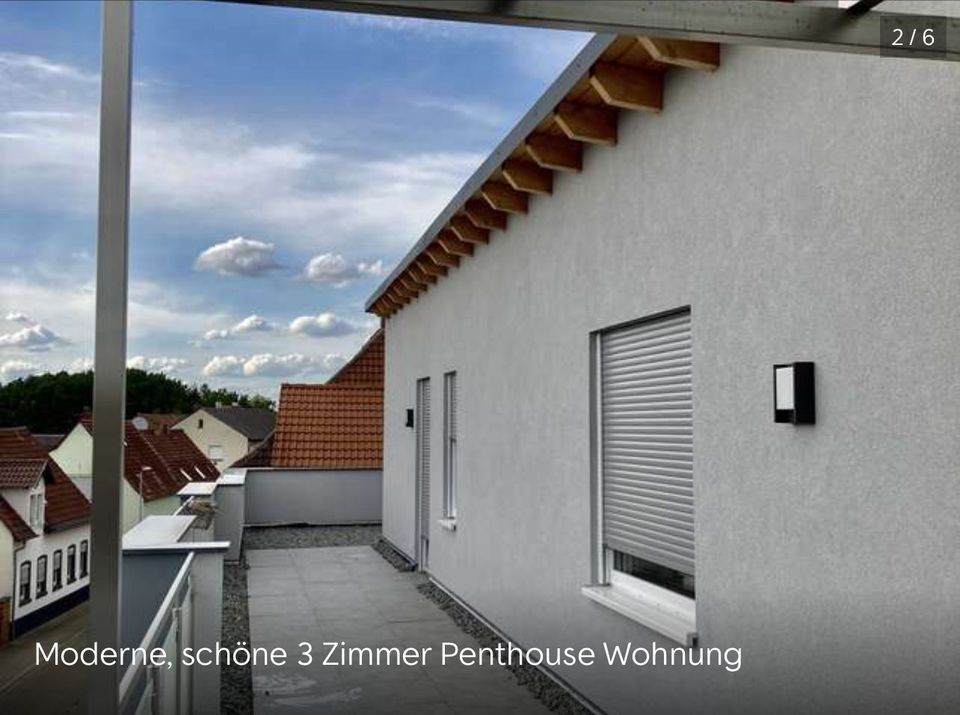 Moderne 3-Zimmer Penthouse-Wohnung mit großer Terrasse in Schifferstadt