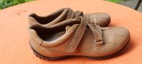 Ecco Sneaker Gr 40 Halbschuhe beige Leder Klettverschluss Bayern - Augsburg Vorschau