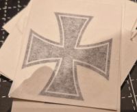 Aufkleber Eisernes Kreuz Brandenburg - Leegebruch Vorschau