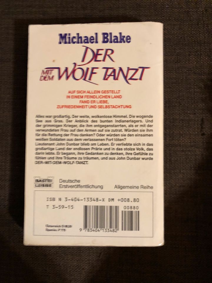 Der mit dem Wolf tanzt von Michael Blake in Freising