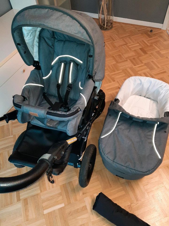 Kinderwagen Emmaljunga Edge DC Lounge grey in Mönchengladbach