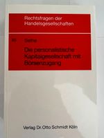 Sethe, Die personalistische Kapitalgesellschaft mit Börsenzugang Leipzig - Gohlis-Mitte Vorschau