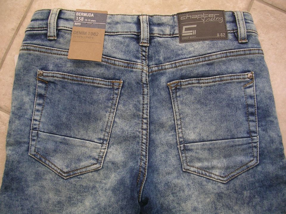 kurze Jeans Jeansshorts Bermudas Shorts 158 H&M Chapter Young in Ispringen