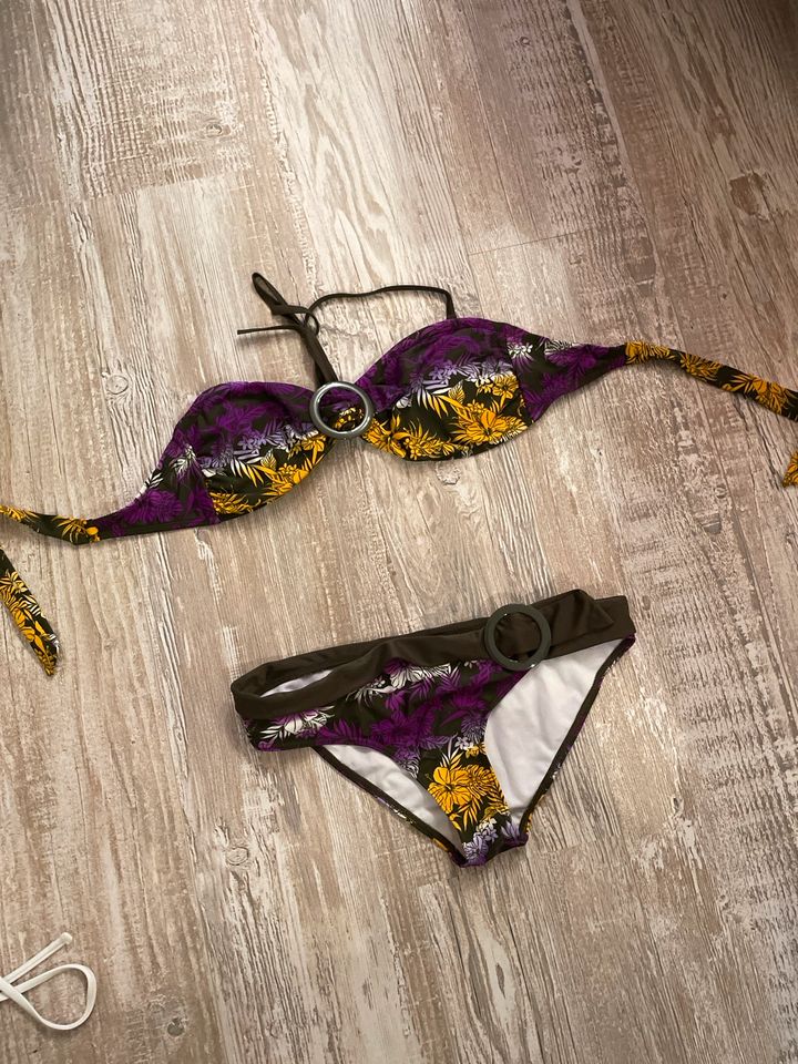 Protest Bikini bunt gr L 40 bandeau Hawaii NEUw in Eisenach