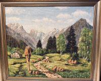 Gemälde Öl Bild Berge Alpen Natur Nordrhein-Westfalen - Brühl Vorschau