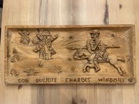 Holzkunst Don Quijote Charges Windmill“ aus Spanien Nordrhein-Westfalen - Herten Vorschau
