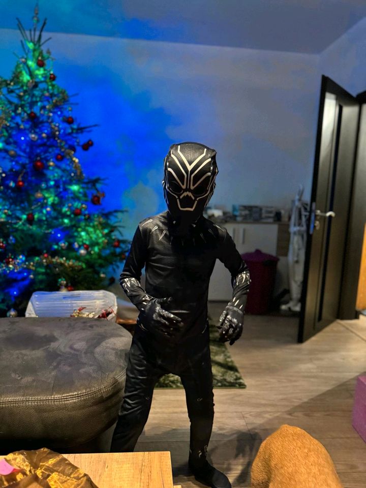 Marvel Black Panther Kinder Kostüm,Anzug,Overall,Neu,Halloween in Bremerhaven