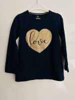 Mädchen Langarmshirt mit goldenem Aufdruck „Love“ Größe 110/116 Bielefeld - Schildesche Vorschau