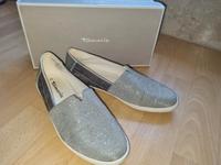 Mega coole Tamaris Sneakers Ballerinas silber/glitzer Gr. 39, Top Thüringen - Gera Vorschau