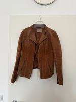 Echtlederjacke von Orsay Wildleder braun Dresden - Dresden-Plauen Vorschau