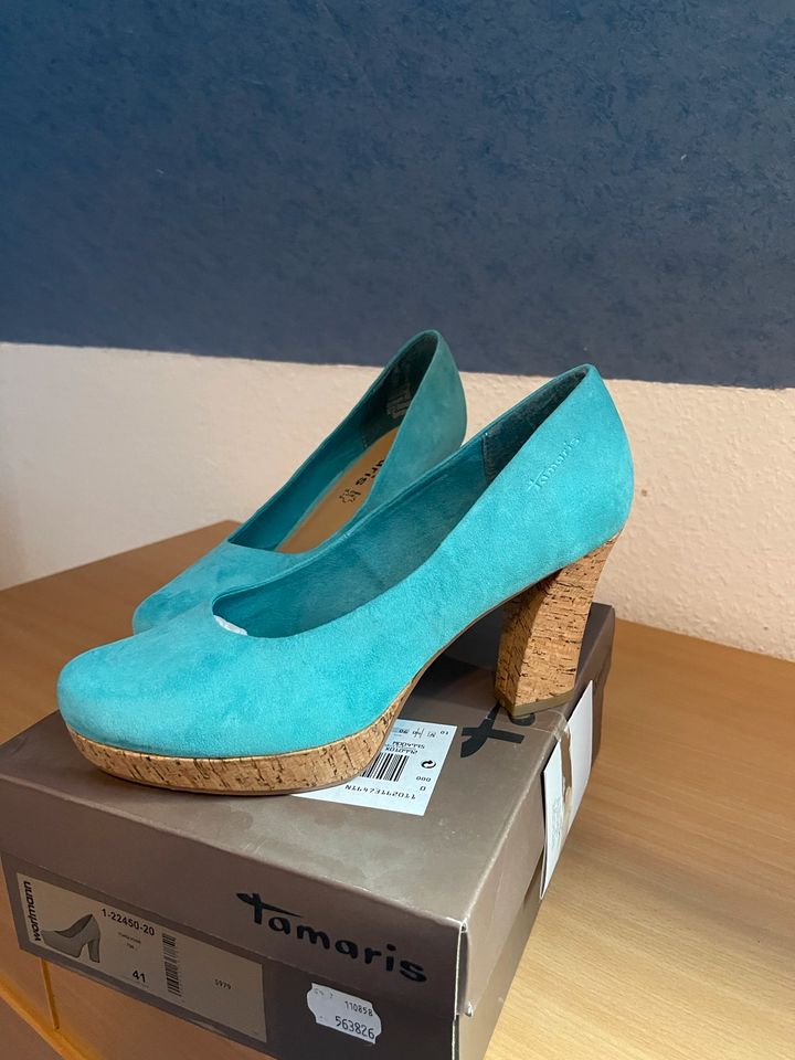 Tamaris Pumps, Türkis, Größe 41 ** NEU mit Etikett ** in Niedersachsen -  Neuenkirchen-Vörden | eBay Kleinanzeigen ist jetzt Kleinanzeigen